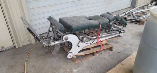 Vintage Zenith Chiropractic Table, Bench Chair