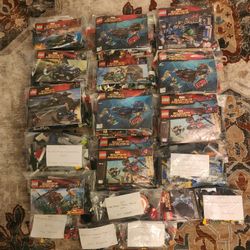 31 Lego Marvel and DC Sets - All Retired