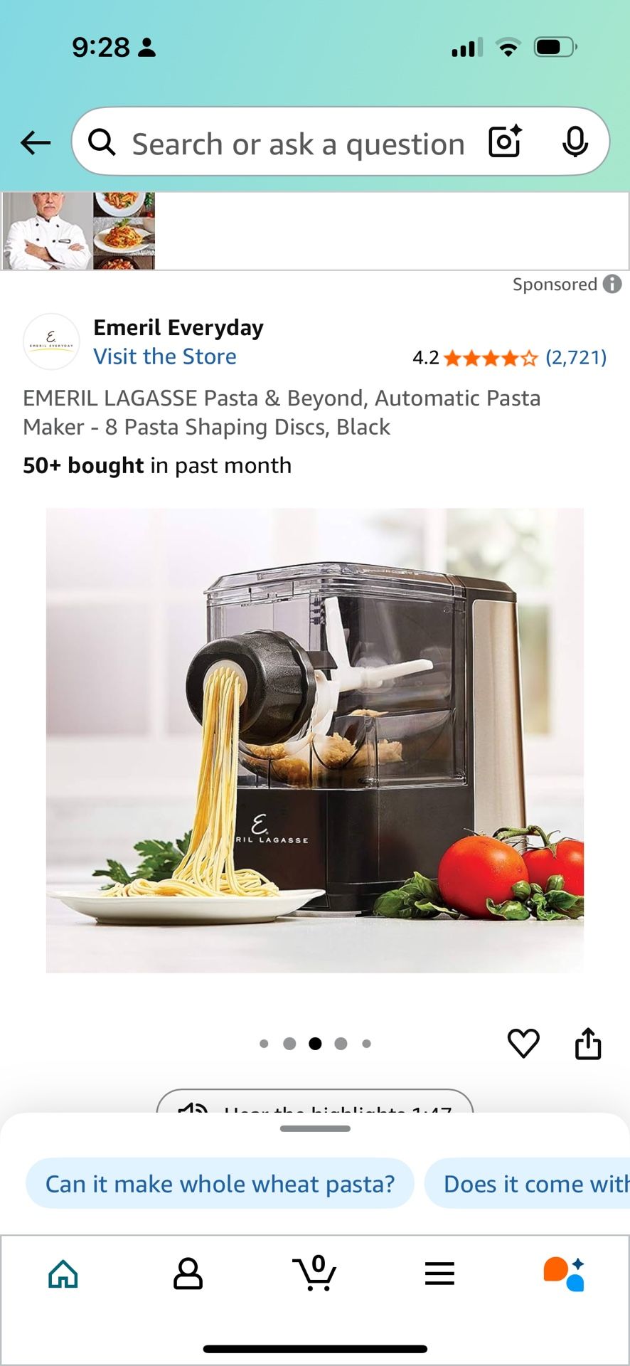 Emerald Pasta And Beyond Deluxe