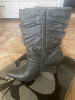 Botas Andrea Color Gris Size 8