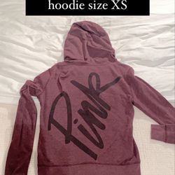 XS Pink Hoodie 