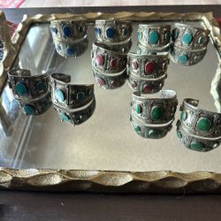 Antique Bracelets With Natural Stone Each Pairs For $65
