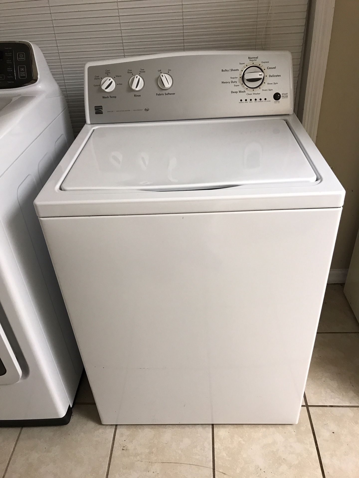 Kenmore Washer - works perfect