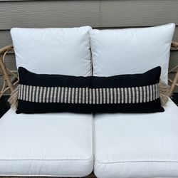 Long Outdoor Lumbar Pillow
