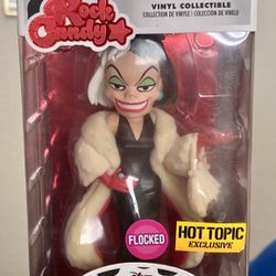 o Rock Candy: Disney - Cruella  - Flocked