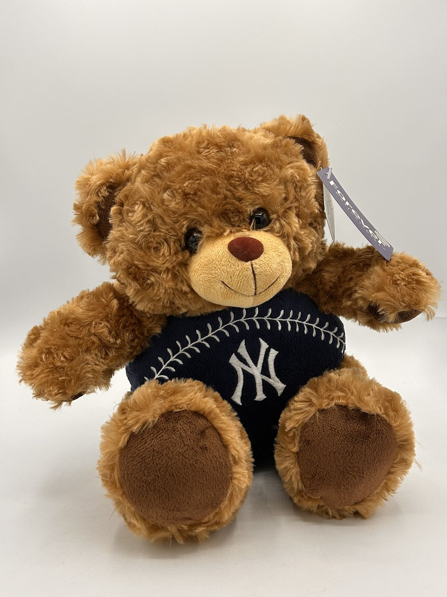 NWT Forever Collectibles Plush NY Yankees MLB 10” Teddy Bear Stuffed Plush