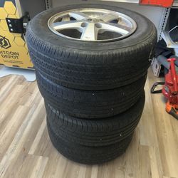 Honda 16-inch Alloy Wheels with Tires – Honda OEM Alloy Rims Set of 4