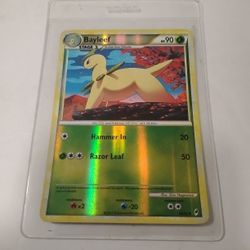 Rare Old 2011 Holo Pokemon - Bayleef Foil / Hologram Card #40/95 