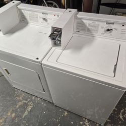 Coin Operated Washer And Dryer 