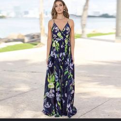 Women's summer dresses, long wedding guest dresses, with two bags, bohemian dress, evening dress