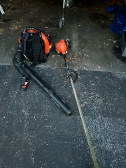 Echo weedeater and blower combo .