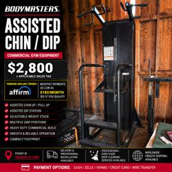BodyMasters Assisted Chin / Dip Machine – Commercial Gym Equipment