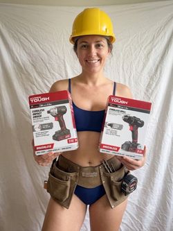 NEW Hyper Tough 20V Max Brushless Drill & 1/4 Hex Impact Driver Combo Kit⁠