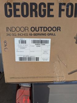 George Foreman indoor outdoor grill