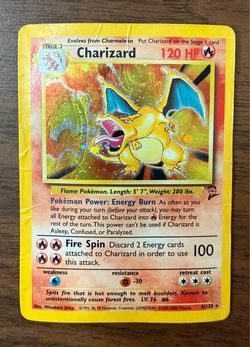 Charizard Pokemon Card Base Set 2 holo