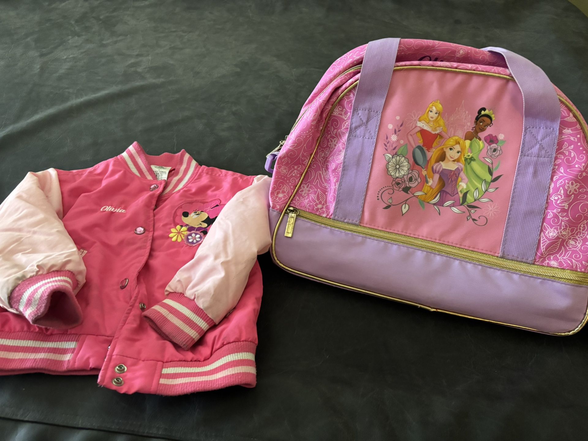 Olivia Disney Jacket & Princess Bag