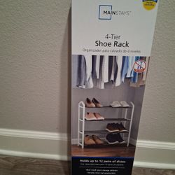 Mainstays Shoe Rack 4 Tier