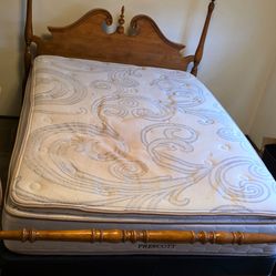 Free mattress, box spring and bed frame