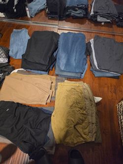 Pants and shirts