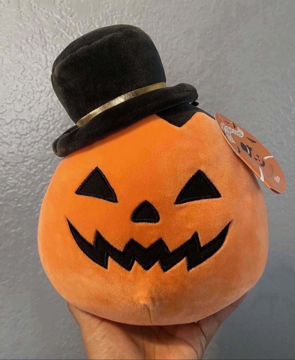 RIBA THE PUMPKIN SQUISHMALLOW HALLOWEEN SQUISHMALLOW 8” NEW PUMPKIN PLUSH OBO