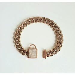 Cubin Link Chain Dog Collar