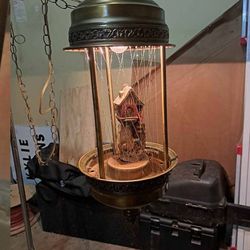 Vintage Oil Rain Lamp From The 1970's In Great Condition 