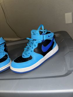 AIR FORCE 1 MID LE PS 'BLUE LIGHTNING BLACK'