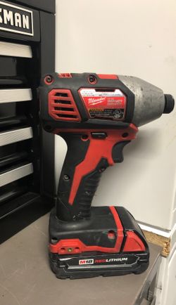 Milwaukee drills impact driver and batteries