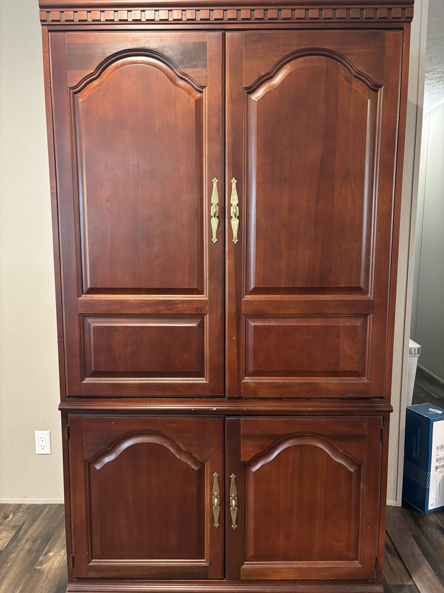 Cherry Wood Armoire