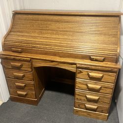 Antique roll up Desk