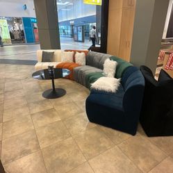 4PC Infinity Curved Sectional (6 Colors)