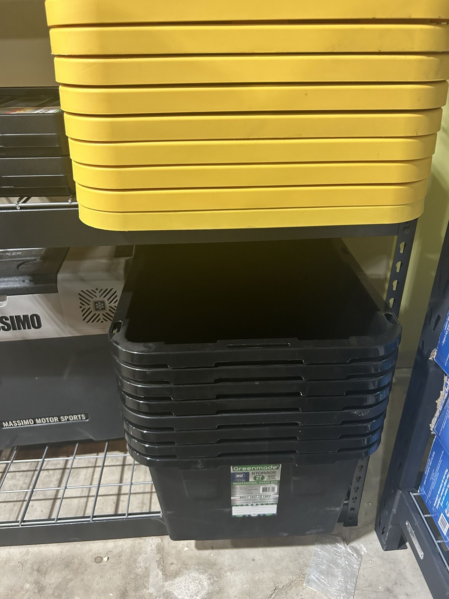 27 GALLON - Greenmade Professional Grade Storage Box Containers / Bins - NEW