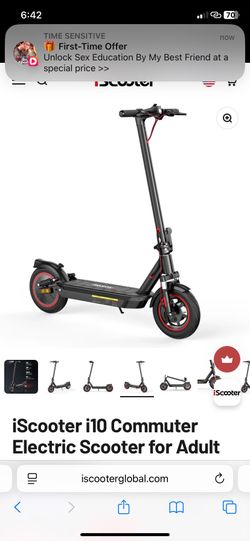 Electric scooter for adults