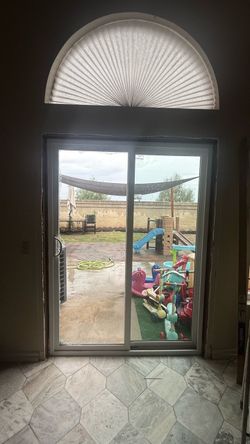 Retro fit vinyl patio glass door 59x78