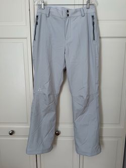 Gerry Snowflake Stretch Soft Shell Ski Women’s Pants size Medium, Pale gray (Moonlight)