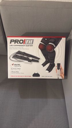 PROfit Leg Compression Foot Massager with Multiple Massage, Intensity, and Heat Levels