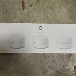 Brand New Google WiFi - Mesh Router AC1200 White - (3-Pack