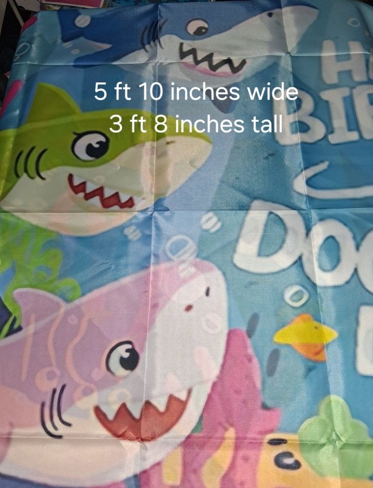 Baby Shark Backdrop