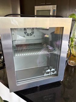 Red Bull mini fridge