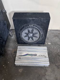 12 inch kicker subwoofer and amp