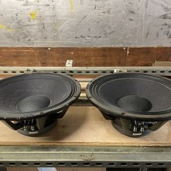 Four EV Electrovoice EVX-180B 18" subwoofer drivers