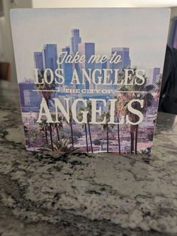 Los Angeles Small wooden plaque