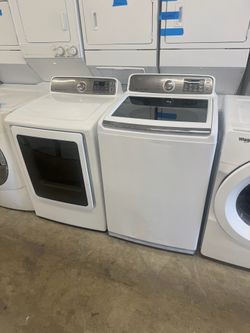Used Samsung Washer and Gas Dryer Top Load