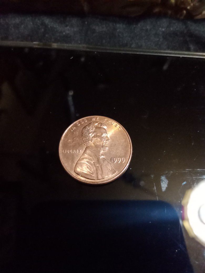 1999 Penny No Mint Mark Very Rare.