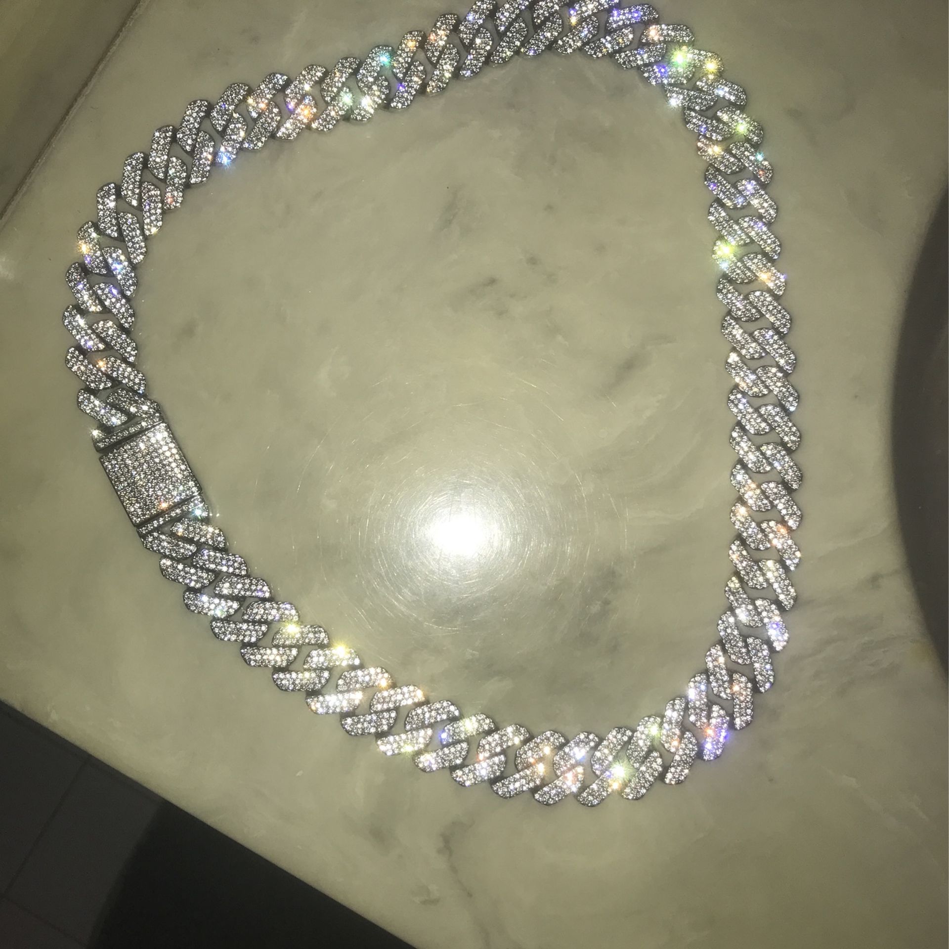 Vvs Moissanite Cuban Link