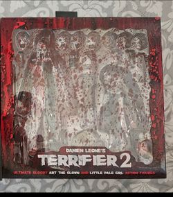 Terrifier 2 Ultimate Bloody Art the Clown & Little Pale Girl Action Figures