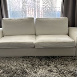 White Sofa ( Like New) 
