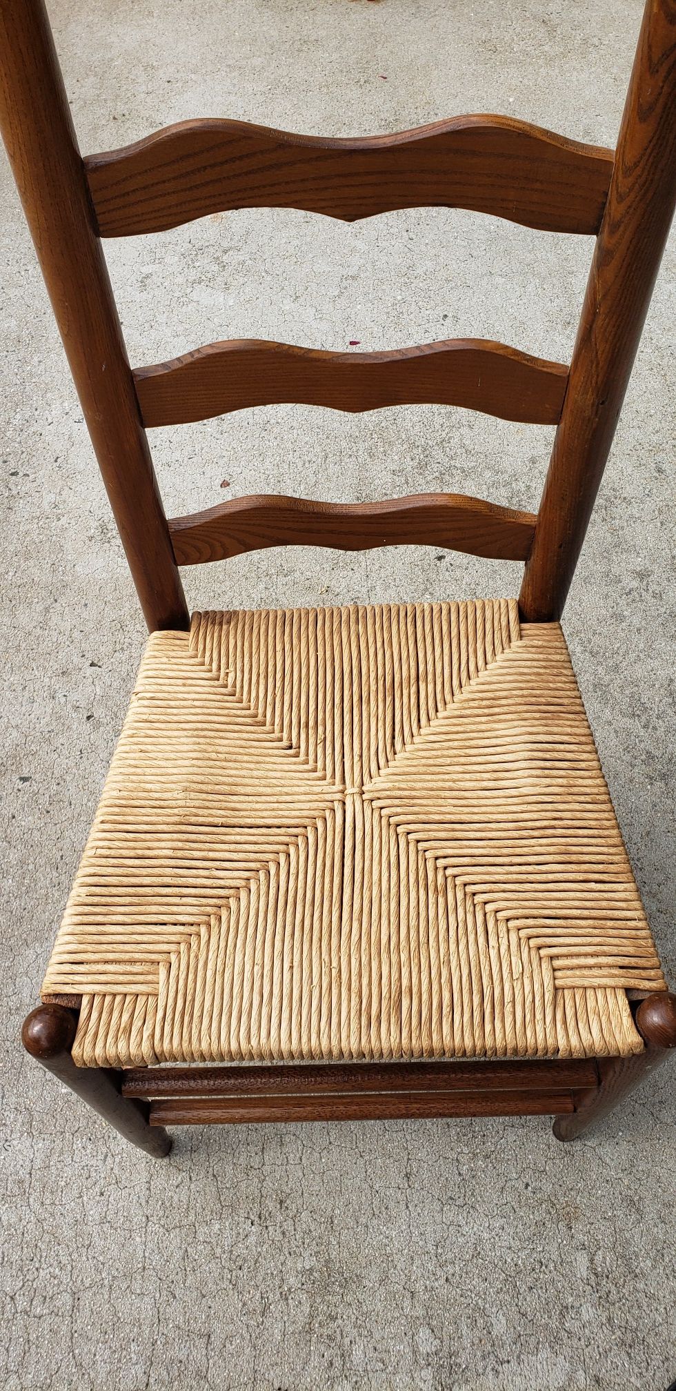 Antique solid wood chair.