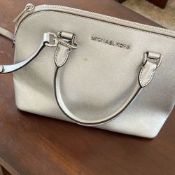 Michael Kors Silver Purse