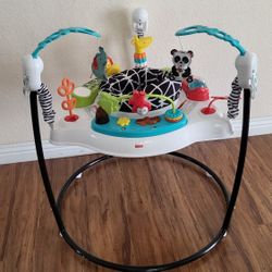 Practically New Fisher Price Baby Jumper With Music And Lights ( Used Once).